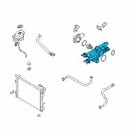 OEM Kia Optima Case-Thermostat Diagram - 256202G540