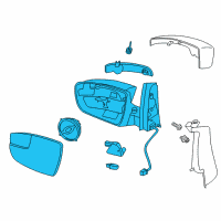 OEM Ford C-Max Power Mirror Diagram - HM5Z-17682-A