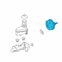 OEM 1998 Toyota Corolla Power Booster Diagram - 44610-02020