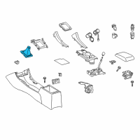 OEM 2010 Scion tC Shift Boot Diagram - 58808-21020-B0