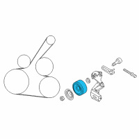 OEM 2014 Nissan Versa Pulley-Idler Diagram - 11927-1HC0D