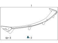 OEM Chevrolet Corvette Bolt, Oil Level Indicator Tube Diagram - 11519375