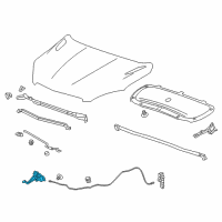 OEM Buick Encore Latch Diagram - 42525393