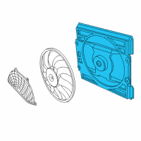 OEM 2003 BMW 745Li Compression Shroud Diagram - 64-54-6-912-417
