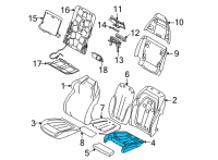 OEM 2020 BMW X5 FOAM ELEMENT, ACTIVE SEAT, P Diagram - 52-10-8-092-726