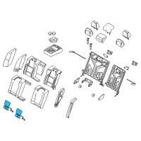 OEM Ford Taurus Seat Back Heater Diagram - AG1Z-14D696-M