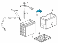 OEM Honda Civic SENSOR, BATTERY Diagram - 38920-TBT-H01