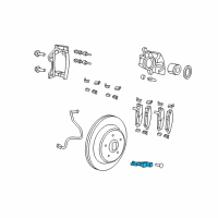OEM Dodge Nitro Sensor-Wheel Speed Diagram - 52125003AD