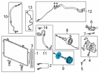 OEM 2021 Acura TLX CLUTCH SET Diagram - 38900-6B2-A01