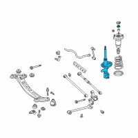 OEM 2003 Toyota Solara Strut Diagram - 48540-39565