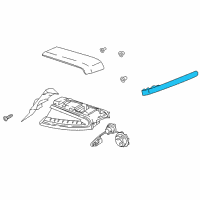 OEM Kia Stinger Lamp Assembly-Side REFLE Diagram - 92408J5020