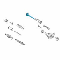 OEM 2009 Chevrolet Suburban 1500 Inner Shaft Diagram - 15801499