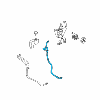 OEM 1996 Chevrolet Camaro Hose Asm-P/S Gear Inlet Diagram - 26042640