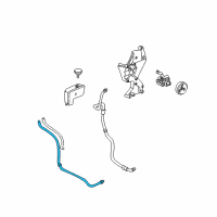 OEM 1997 Chevrolet Camaro Pipe Asm-P/S Fluid Cooling Diagram - 26019302