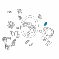 OEM Acura Switch Assembly (Platinum Chrome Plating) Diagram - 78560-TYS-A81ZA