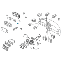 OEM 1997 Nissan Pathfinder Meter Assy-Water Temperature Diagram - 24835-3J100