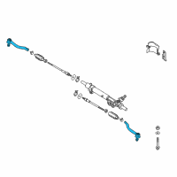 OEM 2018 Nissan Altima Socket Kit-Tie Rod Diagram - D8520-3TA0A