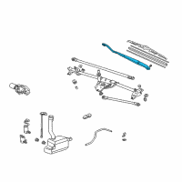 OEM 2006 Acura MDX Arm, Windshield Wiper (Driver Side) Diagram - 76600-S3V-A02