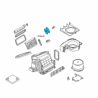 OEM Nissan 350Z Air Intake Box Actuator Diagram - 27730-AL500