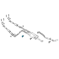 OEM 2019 Nissan Titan XD Mounting Assembly - Exhaust, Rubber Diagram - 20621-ZC00A