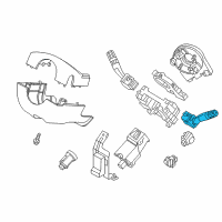 OEM 2013 Ford Explorer Signal Switch Diagram - EB5Z-13341-AA