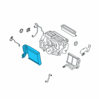 OEM Nissan Altima EVAPORATOR Assembly Front Diagram - 27280-6GU0C