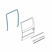 OEM 2006 Ford E-350 Super Duty Weatherstrip Diagram - F2UZ-15253A10-A