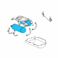 OEM 2003 Dodge Ram 1500 Van Cylinder-Compressed Natural Gas Diagram - 53015147AB