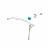 OEM 2007 GMC Acadia Stabilizer Bar Insulator Diagram - 15896940