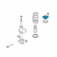 OEM Chevrolet City Express Strut Mount Diagram - 19318145