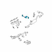 OEM 2011 Ford Ranger Muffler Bracket Diagram - 6L5Z-5A246-AA