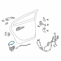 OEM Buick LaCrosse Lock Cable Diagram - 26700899