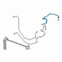 OEM Cadillac Hose & Tube Assembly Diagram - 84211765