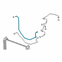 OEM 2017 Cadillac XT5 Outlet Hose Diagram - 84132342