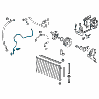 OEM 2015 Honda CR-Z Pipe, Receiver Diagram - 80341-SZT-G01