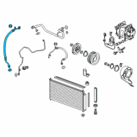 OEM 2014 Honda CR-Z Hose, Suction Diagram - 80311-SZT-G01