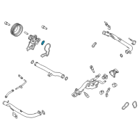 OEM 2020 Kia Telluride Gasket-Water Pump, RH Diagram - 213553C550