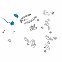 OEM 2021 Lincoln Aviator LATCH Diagram - LC5Z-54264A26-C