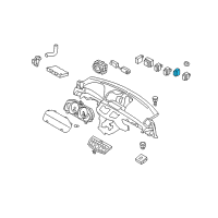 OEM 2010 Infiniti M45 Switch Assy-Trunk Opener Diagram - 25380-EH160