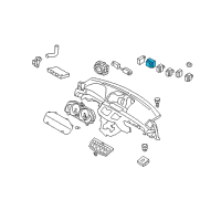 OEM 2009 Infiniti M45 Switch Assy-Mirror Control Diagram - 25570-EJ70C