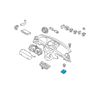 OEM 2009 Infiniti M45 Control Assembly Diagram - 253C0-EJ90B