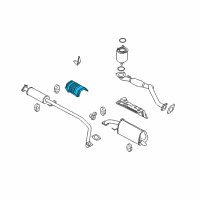 OEM 2009 Pontiac G3 Front Shield Diagram - 95174407