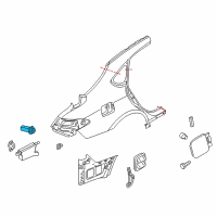 OEM 2015 Nissan 370Z Lock & Cable Assy-Gas Filler Opener Diagram - 78826-EG01C