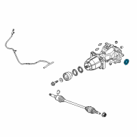 OEM 2013 Ford Fusion Side Seal Diagram - CV6Z-4B416-A