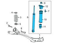 OEM 2021 Buick Encore GX Shock Diagram - 42599537