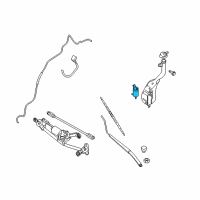 OEM 2011 Nissan Sentra Pump Assy-Washer Diagram - 28920-ET400