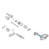 OEM 2005 GMC Envoy XL Intermed Shaft Diagram - 12479125