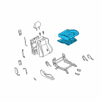 OEM Nissan 350Z Cushion Assembly - Front Seat Diagram - 87300-CD015