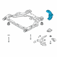 OEM 2018 Ford Special Service Police Sedan Knuckle Diagram - DE9Z-3K186-B