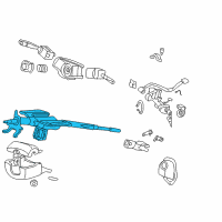 OEM 2002 Honda Insight Column Assembly, Steering Diagram - 53200-S3Y-A02